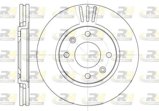 Roadhouse 6449.10 - Тормозной диск autospares.lv