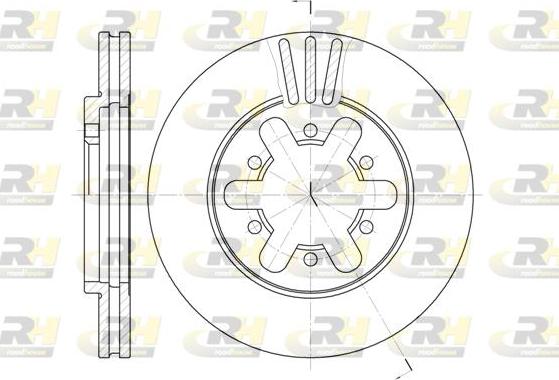 Roadhouse 6450.10 - Тормозной диск autospares.lv