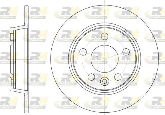 Roadhouse 6453.00 - Тормозной диск autospares.lv