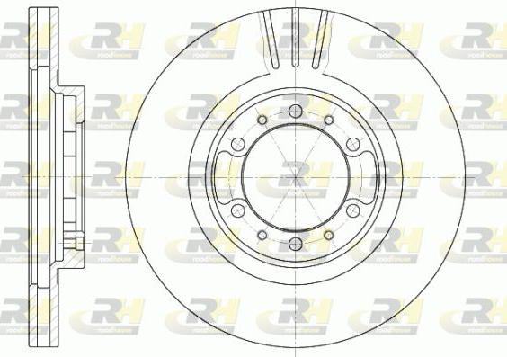 Roadhouse 6462.10 - Тормозной диск autospares.lv