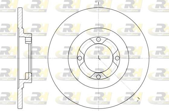 Roadhouse 6400.00 - Тормозной диск autospares.lv