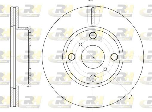 Roadhouse 6402.10 - Тормозной диск autospares.lv