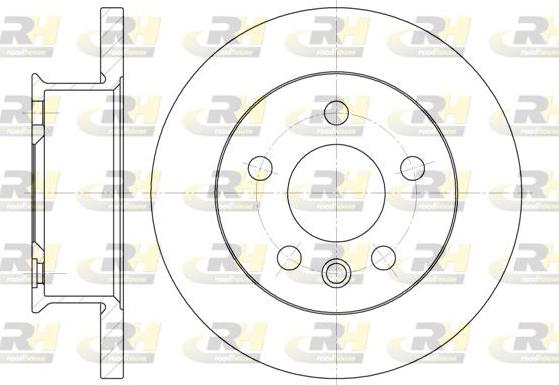 Roadhouse 6414.00 - Тормозной диск autospares.lv