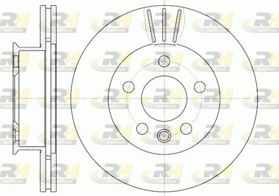 Roadhouse 6416.10 - Тормозной диск autospares.lv