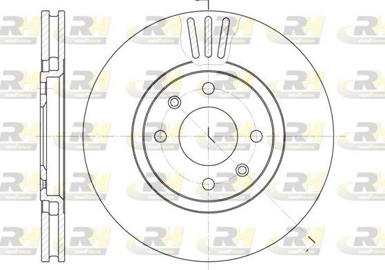 Roadhouse 6486.10 - Тормозной диск autospares.lv