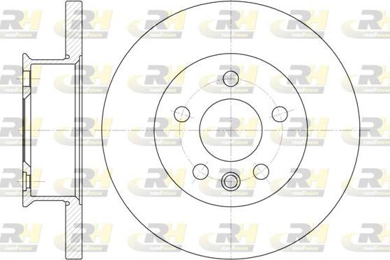 Roadhouse 6481.00 - Тормозной диск autospares.lv