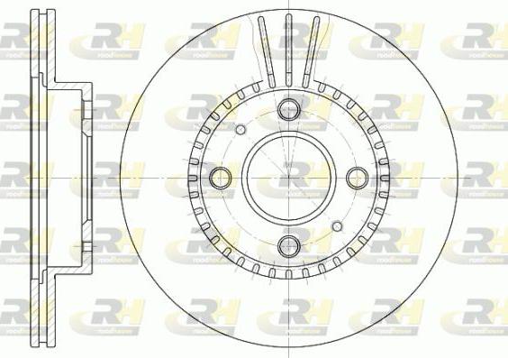 Roadhouse 6430.10 - Тормозной диск autospares.lv