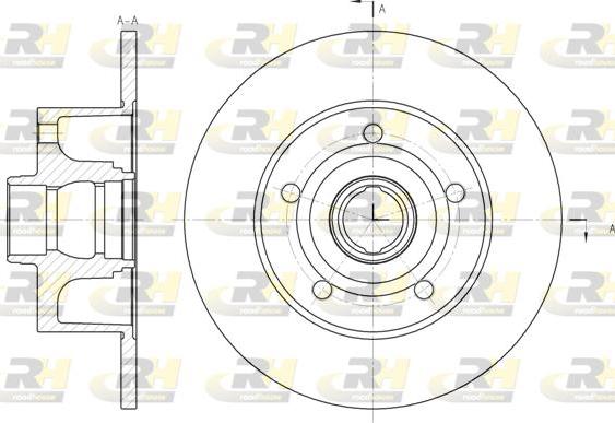 Roadhouse 6431.00 - Тормозной диск autospares.lv