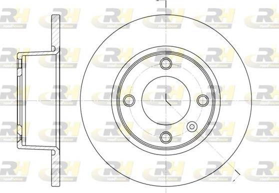 Roadhouse 6433.00 - Тормозной диск autospares.lv