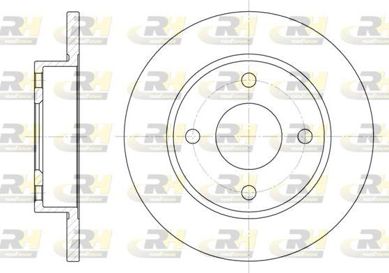 Roadhouse 6427.00 - Тормозной диск autospares.lv