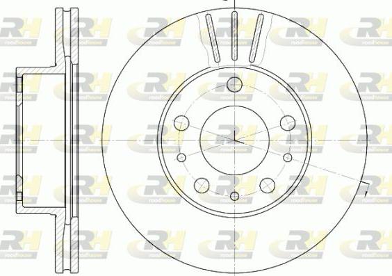 Roadhouse 6476.10 - Тормозной диск autospares.lv