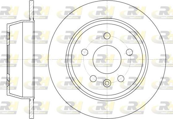 Roadhouse 6471.00 - Тормозной диск autospares.lv