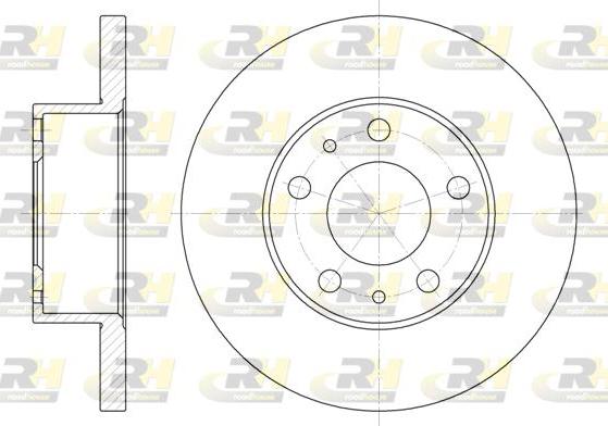 Roadhouse 6473.00 - Тормозной диск autospares.lv