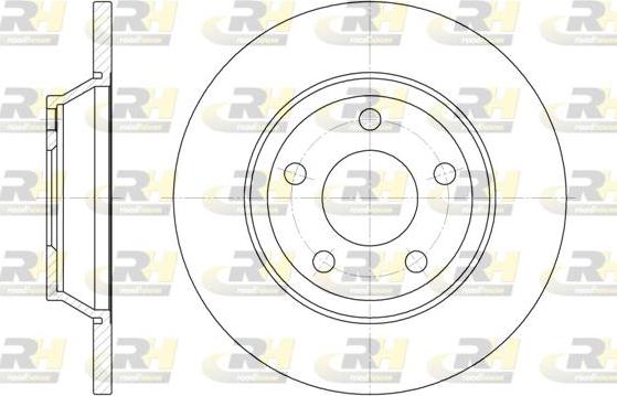 Roadhouse 6472.00 - Тормозной диск autospares.lv