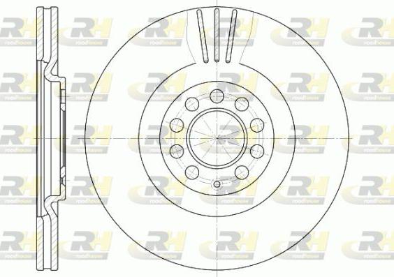 Roadhouse 6597.10 - Тормозной диск autospares.lv