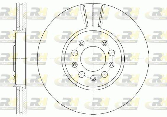 Roadhouse 6544.10 - Тормозной диск autospares.lv