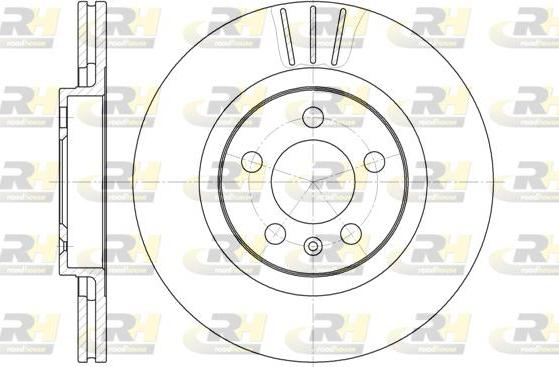 Roadhouse 6546.10 - Тормозной диск autospares.lv