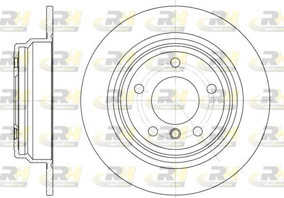 Roadhouse 6554.00 - Тормозной диск autospares.lv