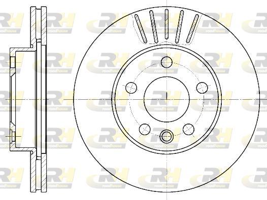 Roadhouse 6551.10 - Тормозной диск autospares.lv