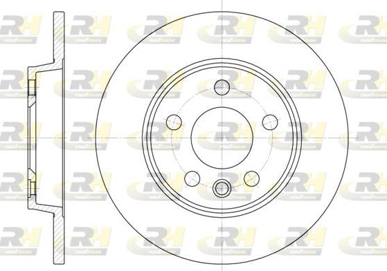 Roadhouse 6558.00 - Тормозной диск autospares.lv