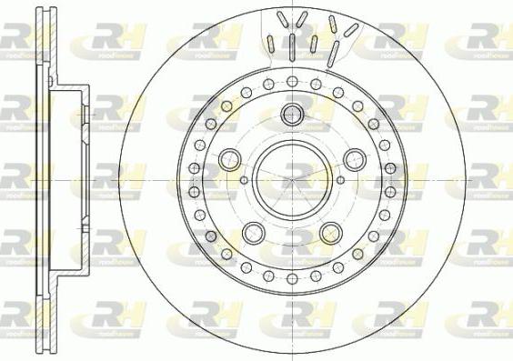 Roadhouse 6561.10 - Тормозной диск autospares.lv