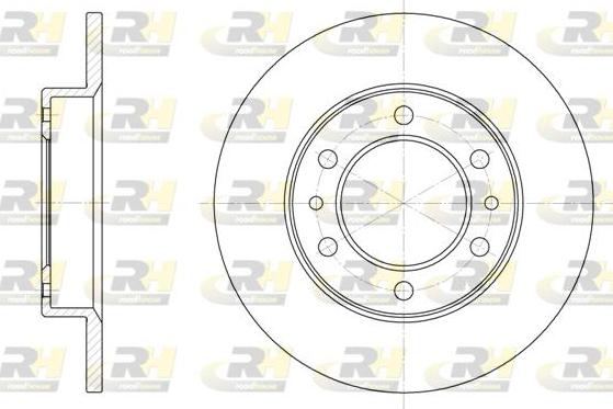 Roadhouse 6505.00 - Тормозной диск autospares.lv