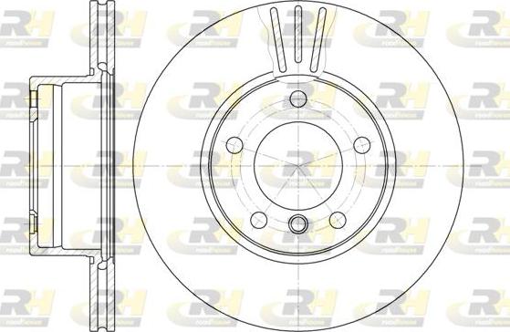 Roadhouse 6514.10 - Тормозной диск autospares.lv