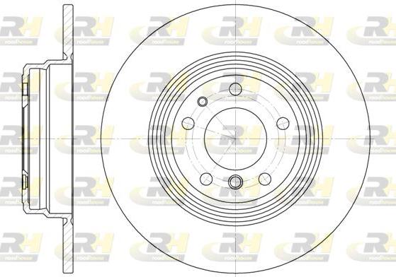 Roadhouse 6510.00 - Тормозной диск autospares.lv