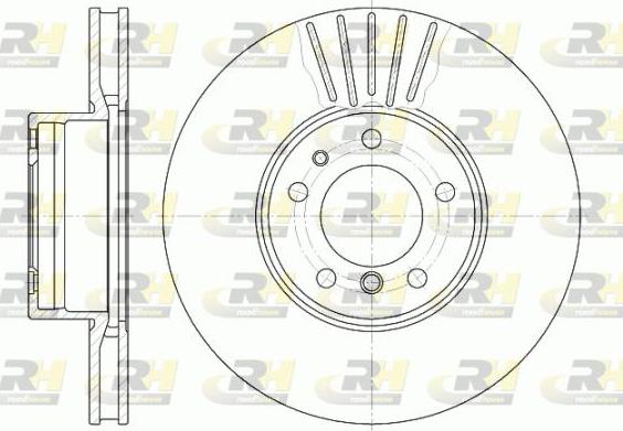 Roadhouse 6511.10 - Тормозной диск autospares.lv