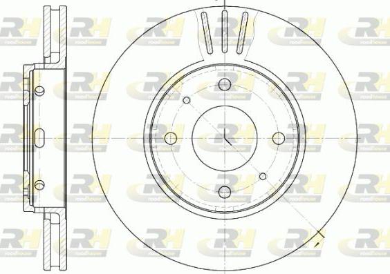 Roadhouse 6585.10 - Тормозной диск autospares.lv