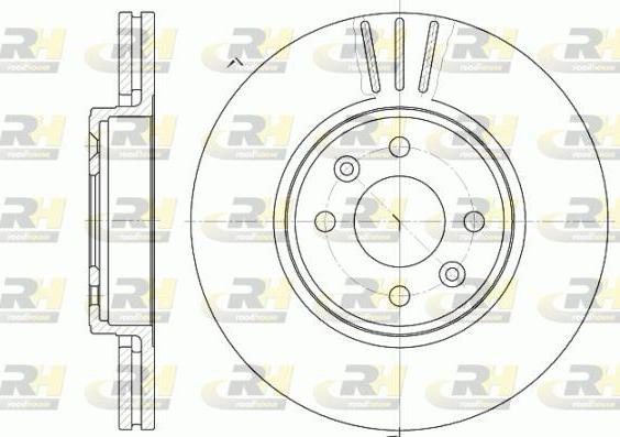 Roadhouse 6583.10 - Тормозной диск autospares.lv