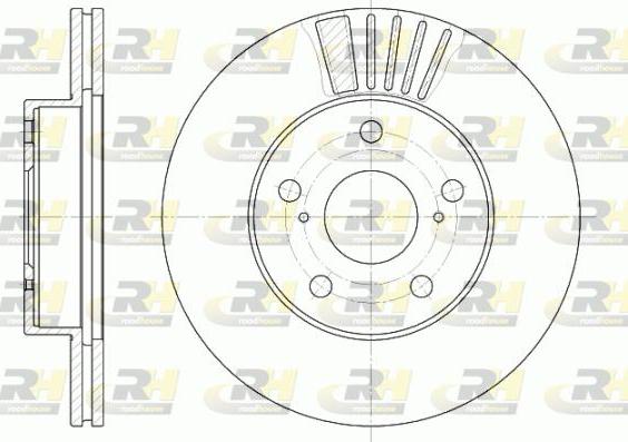 Roadhouse 6582.10 - Тормозной диск autospares.lv