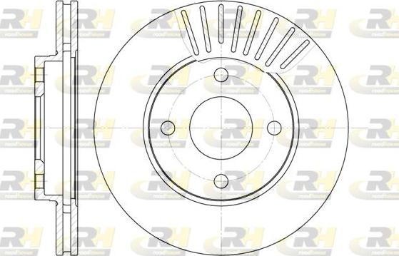 Roadhouse 6575.10 - Тормозной диск autospares.lv