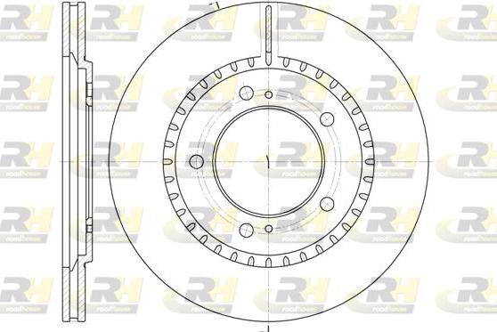 Roadhouse 6699.10 - Тормозной диск autospares.lv