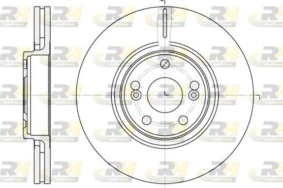 Roadhouse 6694.10 - Тормозной диск autospares.lv