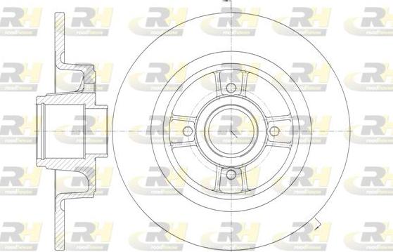 Roadhouse 6698.00 - Тормозной диск autospares.lv