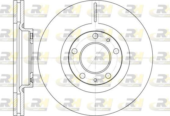 Roadhouse 6693.10 - Тормозной диск autospares.lv