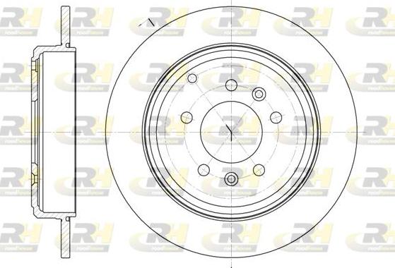 Roadhouse 6692.00 - Тормозной диск autospares.lv