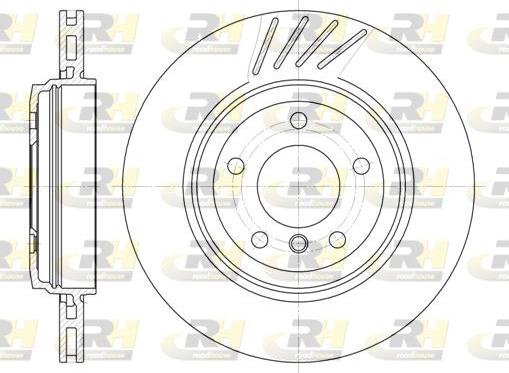 Roadhouse 6645.10 - Тормозной диск autospares.lv