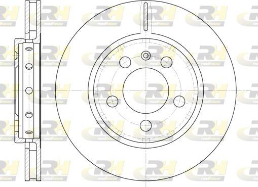 Roadhouse 6646.10 - Тормозной диск autospares.lv