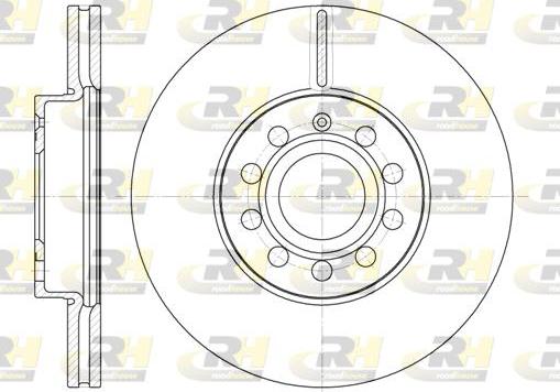 Roadhouse 6648.10 - Тормозной диск autospares.lv