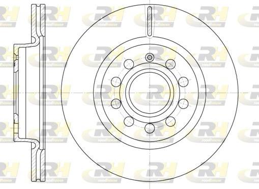 Roadhouse 6647.10 - Тормозной диск autospares.lv