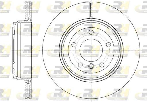 Roadhouse 6654.10 - Тормозной диск autospares.lv