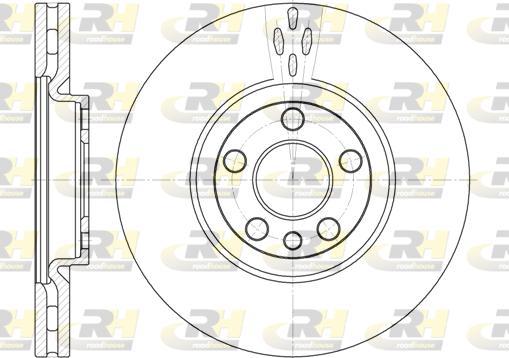 Roadhouse 6658.10 - Тормозной диск autospares.lv