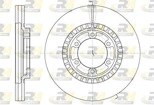 Roadhouse 6669.10 - Тормозной диск autospares.lv