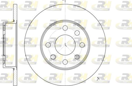 Roadhouse 6664.00 - Тормозной диск autospares.lv