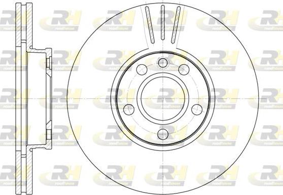 Roadhouse 6660.10 - Тормозной диск autospares.lv