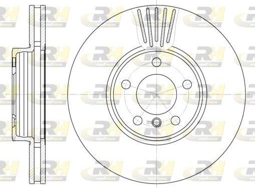 Roadhouse 6600.10 - Тормозной диск autospares.lv