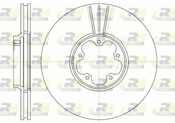 Roadhouse 6608.10 - Тормозной диск autospares.lv