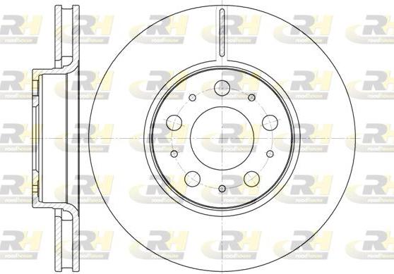 Roadhouse 6619.10 - Тормозной диск autospares.lv